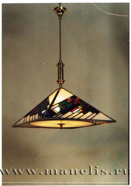 s15.JPG - Витражный светильник, люстра.